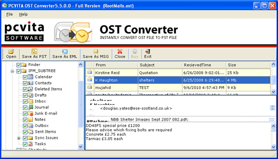 OST File to PST File Conversion 5.5 full