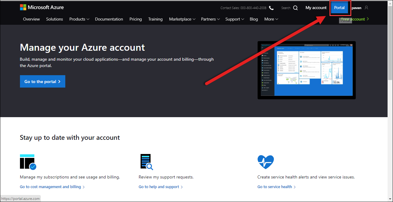 Azure AD portal